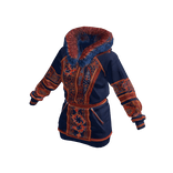 TOKYO UGC | Royal Crimson Fur Dress