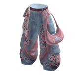 TOKYO UGC | Sakura Blossom Baggy Pants