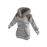 TOKYO UGC | Snowy Fur Dress
