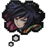 Tomioka Giyu Demon Slayer | Thinking Bubble 