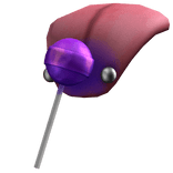 Tongue Piercing with Lollipop 