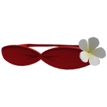 Hibiscus Flower Summer Cute Bikini - Top