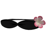 Hibiscus Flower Summer Cute Bikini - Top