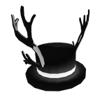 tophat with antlers