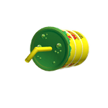 Toxic Waste Yellow Drum Drinks Cup