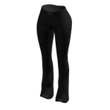 Tracksuit Pants Black Cozy Baddie Skinny 2000s Y2K