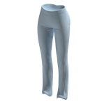 Tracksuit Pants Blue Cozy Baddie Skinny Y2K 2000s