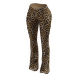 Tracksuit Pants Leopard Cozy Baddie Skinny Y2K