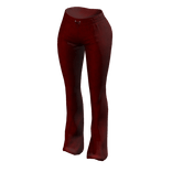 Tracksuit Pants Red Cozy Baddie Skinny 2000s Y2K