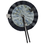 traditional pleated circle fan chinese japanese