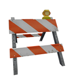 Traffic Barricade Cover