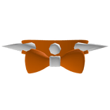 Traffic Cone/Orange Spiked Collar w/ Bow (↓)