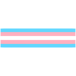 Trans Glowing Pride Armband (Left)