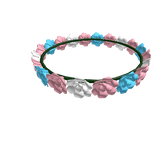 Trans Pride Flower crown