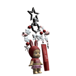 Trendy Angel Baby Keychain In Red (3.0)