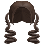 Trendy Brown Pigtails