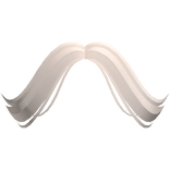 Trendy Curtain Bangs in Beige