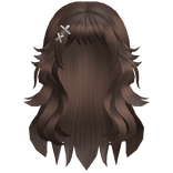 Trendy Fluffy Wavy Anime Cute Hairstyle Brunette