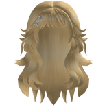 Trendy Fluffy Wavy Girl Anime Cute Hairstyle Black