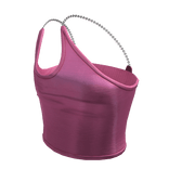 trendy pink cute chain tank top preppy