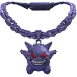 Trendy Purple Ghost Bling Bling Chain