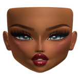 Trendy Red Lip Makeup w Blue Eyes