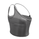 trendy silver cute chain tank top