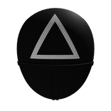 Triangle Squid Game Guard Mask