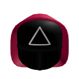 Triangle Squid Game Mask and Hood