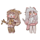 Trickcal Butter💛🤎 Komi🤍💗 Companion