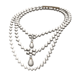 Triple Stacked Pearl Necklace 97