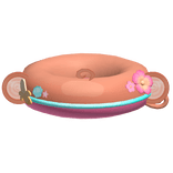 Tropical Cute Monkey Floatie Pink