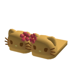 Tropical Kitty Kawaii Slippers