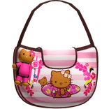 Tropical Pink Summer Gyaru Beach Kitty Bag