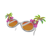 Tropical Sakura Sunglasses - White