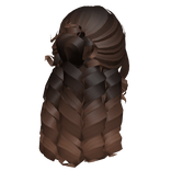 Tropical Summer Curly Hair w/ Bun (Espresso Ombre)