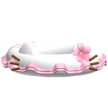 Tropical White Kitty Kawaii Floatie