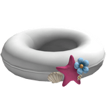 Tropical White Starfish Beach Floaty Kawaii ♡ 