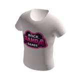 Tshirt RockPanda White Pink