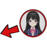 Tsukino Mito Pointing Meme Circle Nijisanji VTuber