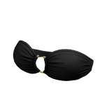 Tube Top Twisted Bikini Black Hawaiian Summer Y2K