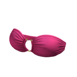 Tube Top Twisted Bikini Pink Hawaiian Summer Y2K