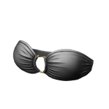 Tube Top Twisted Bikini Silver Hawaiian Summer Y2K