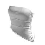 Tube Top White Short Tight Baby Baddie Tee Shirt