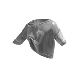 Tucked Baddie Off-Shoulder Oversized Jersey Silver