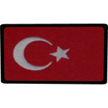 Turkey Flag Patch, Full Colour