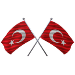 🇹🇷 Turkey Shoulder Double Flag