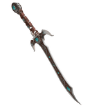 Turquoise Longhorn Western Sword