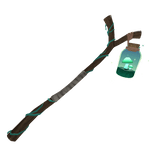 Turquoise Mushroom Jar Staff