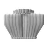 Turtleneck White Vest